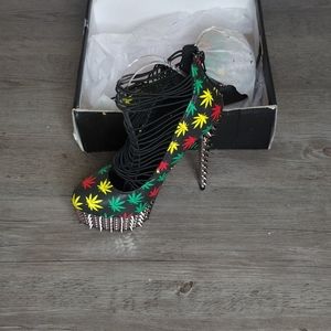 Colorful Spiked Heels